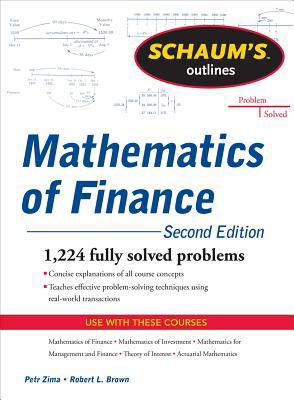 Schaum's Outline of Mathematics of Finance, Sec... 0071756051 Book Cover