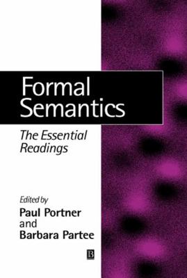 Formal Semantics 0631215425 Book Cover