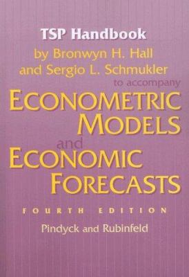 TSP Handbook to Accompany Econometric Models an... 0070259402 Book Cover