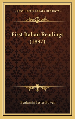 First Italian Readings (1897) 116471211X Book Cover