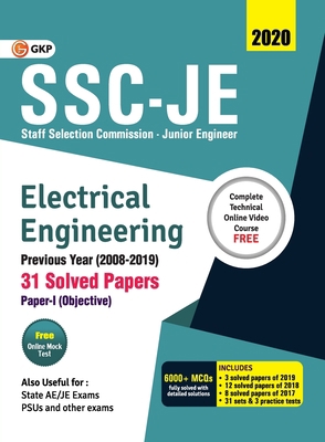 Ssc Je 2020: Electrical Engineering - Previous ... 9389573602 Book Cover