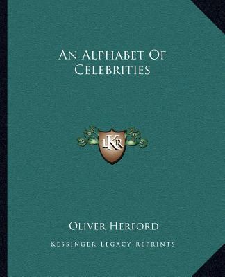 An Alphabet Of Celebrities 1163703753 Book Cover