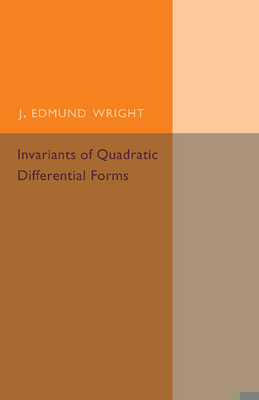 Invariants of Quadratic Differential Forms 1107493935 Book Cover