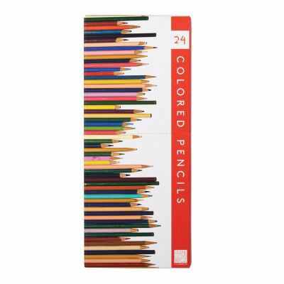 Hardcover Frank Lloyd Wright Colored Pencils with Sharpener Book