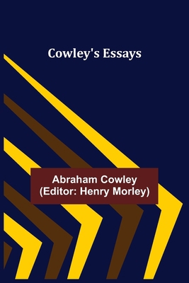 Cowley's Essays 935608128X Book Cover