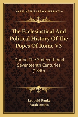 The Ecclesiastical And Political History Of The... 1165438631 Book Cover