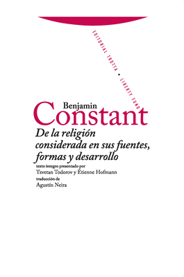 de la Religión Considerada En Sus Fuentes, Form... [Spanish] 8498790158 Book Cover