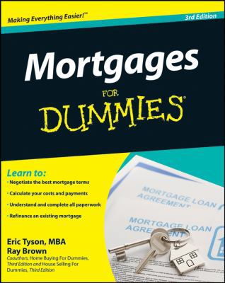 Mortgages For Dummies, 3rd Edition 0470379960 Book Cover
