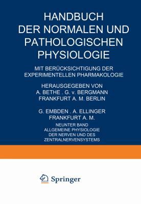 Allgemeine Physiologie Der Nerven Und Des Zentr... [German] 3642471382 Book Cover