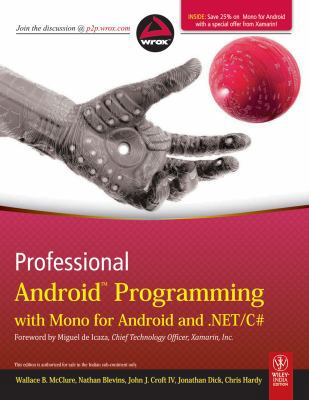 Professional Android Programming with Mono for ... 8126535601 Book Cover
