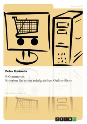 E-Commerce. Kriterien für einen erfolgreichen O... [German] 3656249822 Book Cover