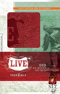 Live Bible-NLT [With Stickers and Poster] 1414322801 Book Cover