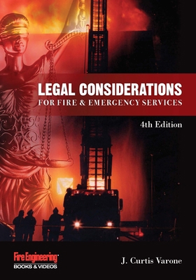 Legal Considerations for Fire & Emergency Services 159370576X Book Cover