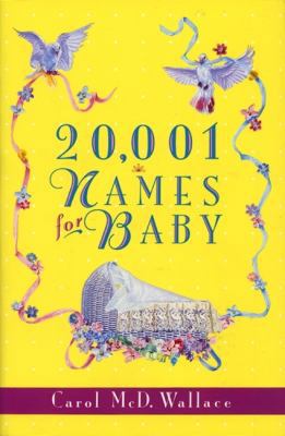 20,001 Names for Baby 038078047X Book Cover