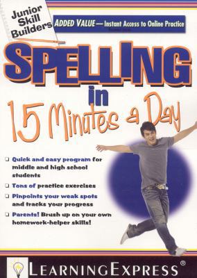 Spelling in 15 Minutes a Day [with Access Code]... 1576856909 Book Cover