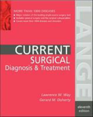 Current Surgical Diagnosis and Treatment 0838514561 Book Cover