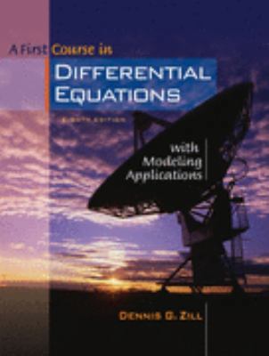 First Course in Differential Equations with Mod... 0534420389 Book Cover