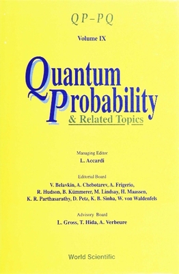 Quantum Probability and Related Topics: Qp-Pq (... 9810220472 Book Cover
