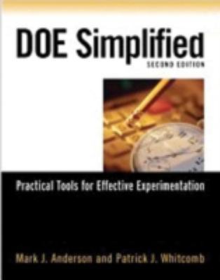 DOE Simplified: Practical Tools for Effective E... 1563273446 Book Cover