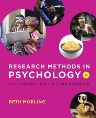 Research Methods in Psychology: Evaluating a Wo... 0393936937 Book Cover