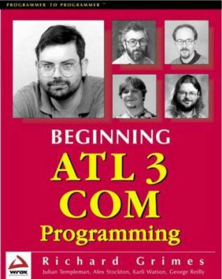Beginning ATL 3 Com Programming 1861001207 Book Cover