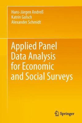 Applied Panel Data Analysis for Economic and So... 3642329136 Book Cover