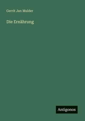 Die Ernährung [German] 3563447217 Book Cover
