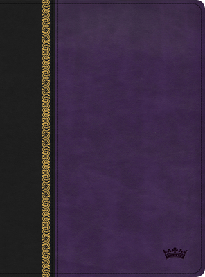 CSB Tony Evans Study Bible, Black/Purple Leathe... 1087754429 Book Cover