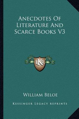 Anecdotes Of Literature And Scarce Books V3 1162977191 Book Cover