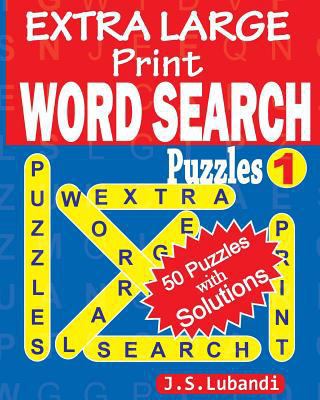 EXTRA LARGE Print WORD SEARCH Puzzles [Large Print] 1532893949 Book Cover