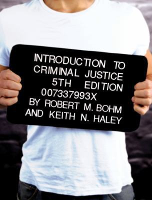 Introduction to Criminal Justice 007337993X Book Cover
