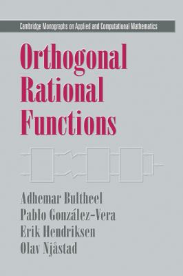 Orthogonal Rational Functions 0521115914 Book Cover