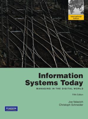 Information Systems Today: International Edition 0273756818 Book Cover