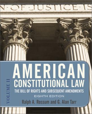 American Constitutional Law 8E, 2-VOL SET: 2-VO... 0813344794 Book Cover
