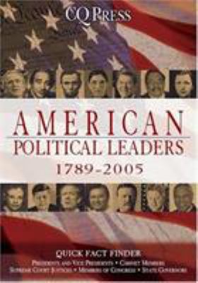American Political Leaders, 1789-2005 (AMERICAN... 1568029675 Book Cover