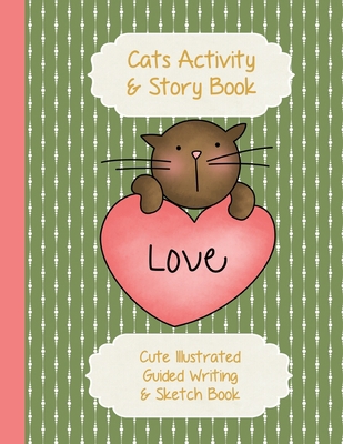 Cats Activity & Story Book: Kitty Peach Heart o... B083XX3P2F Book Cover