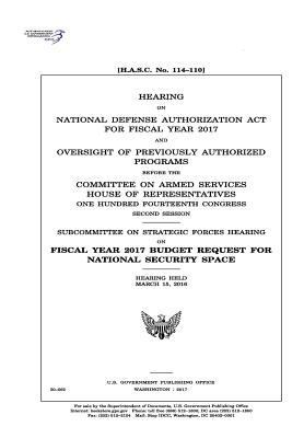 Hearing on National Defense Authorization Act f... 1973997088 Book Cover