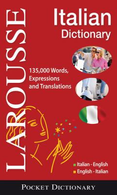 Larousse Pocket Dictionary: Italian-English / E... 203541007X Book Cover