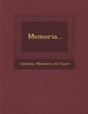 Memoria... [Spanish] 1249941350 Book Cover