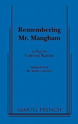 Remembering Mr. Maugham 0573698732 Book Cover
