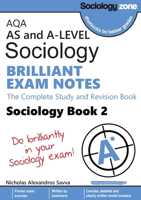 AQA A-level Sociology BRILLIANT EXAM NOTES (Boo... 1906468516 Book Cover