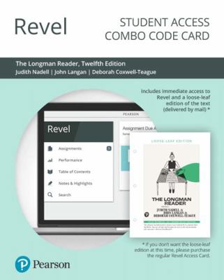 Revel for the Longman Reader -- Combo Access Card 0135190495 Book Cover