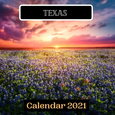 Paperback Texas Calendar 2021 Book