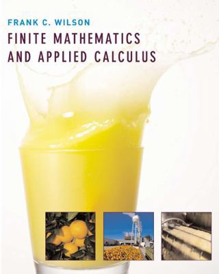 Finite Mathematics and Applied Calculus 061833291X Book Cover