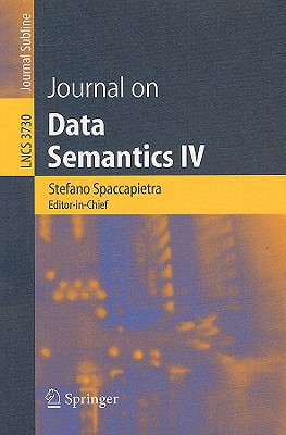 Journal on Data Semantics IV 3540310010 Book Cover