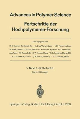 Advances in Polymer Science: Fortschritte Der H... 3540040331 Book Cover