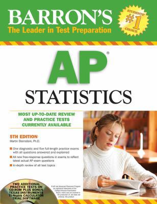 Barron's AP Statistics [With 2 CDROMs] 0764195441 Book Cover