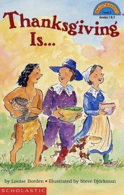 Thanksgiving Is 0590331280 Book Cover