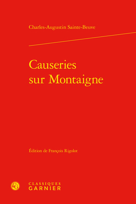 Causeries Sur Montaigne [French] 2812459069 Book Cover
