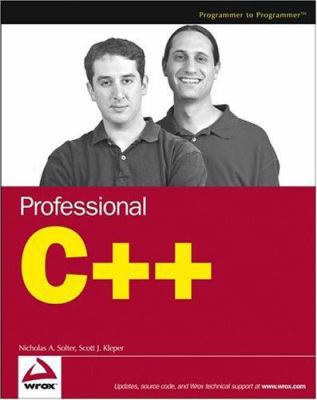 Professional C++ 0764574841 Book Cover